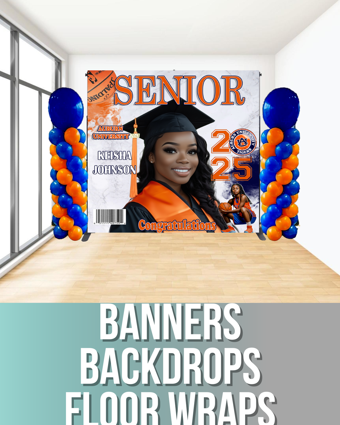 BANNERS/ BACKDROPS & FLOOR BANNERS